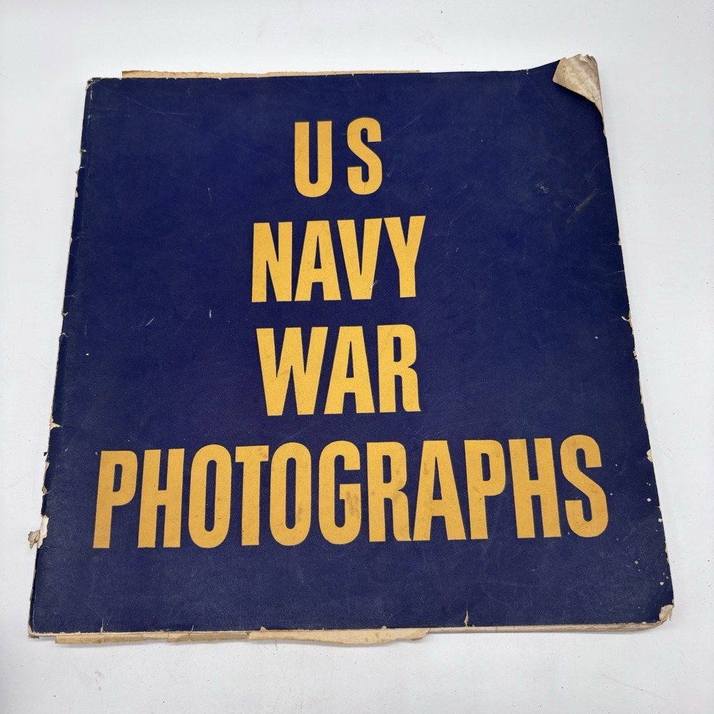 Vintage‎ US NAVY  WAR PHOTOGRAPHS BOOK WWII Pearl Harbor to TOKYO